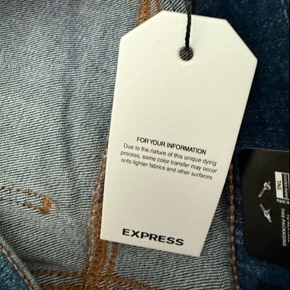 Express Bootcut Jeans Medium Wash Size 8 - Picture 6 of 8